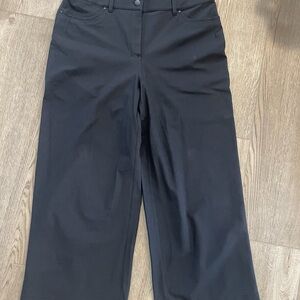 Lululemon Athletica Black Wide Leg Trousers